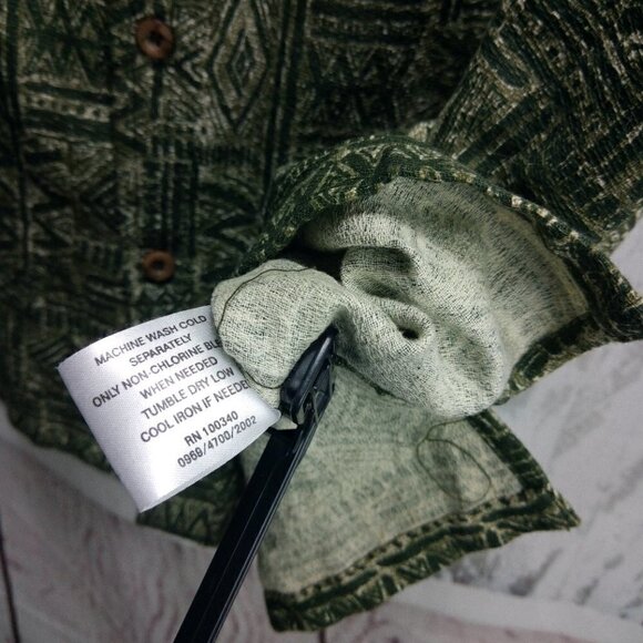 Route 66 Original Clothing Co. Men's Button Front Tropical Dress Shirt L - Picture 10 of 10